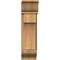 Ekena Millwork Westlake Traditional Rough Sawn Bracket w/ Offset Brace, Western Red Cedar, 8"W x 18"D x 30"H BKT0806X18X30WTL01RWR - alternate 3